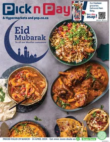 Pick n Pay Kwa-Zulu Natal : Eid Mubarak (12 April - 14 April 2024)