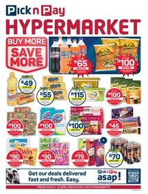Pick n Pay Hypermarket : Buy More Save More (08 April - 21 April 2024)