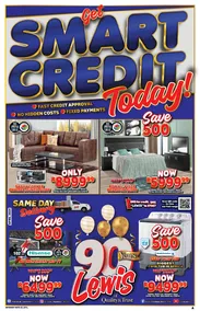 Lewis : Get Smart Credit Today (15 April - 18 May 2024 While Stocks Last)