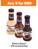 Steers Sauce Assorted-For Any 3 x 375ml