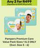 Pampers Premium Care Value Pack Sizes 1 & 2 Only-For Any 2