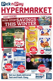 Pick n Pay Hypermarket Gauteng, Free state, North West : Savings This Winter (09 May - 22 May 2024)