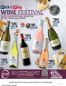 Pick n Pay : Wine Festival (22 April - 09 May 2024)