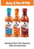 Nando's Peri Peri Sauces Assorted-For Any 3 x 250ml