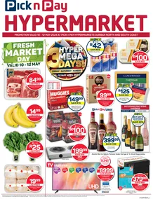 Pick n Pay Hypermarket Kwa-Zulu Natal : Hyper Mega 3 Days (10 May - 12 May 2024)