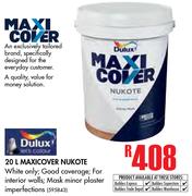 Dulux 20Ltr Maxi Cover Nukote