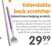 Extendable Back Scratcher-Each