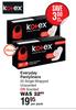 Kotex Everyday Pantyliners 20 Single Wrapped Unscented Or Scented-Per Pack