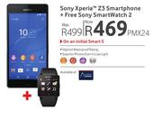 Sony Xperia Z3 Smartphone + Sony Smart Watch 2-On An Initial Smart S
