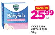 Vicks Baby Vapour Rub-50g