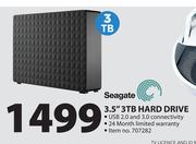 Seagate 3.5" 3TB Hard Drive