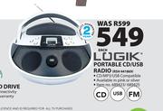 Logik Portable CD/USB Radio RSH 441869