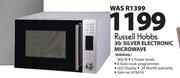 Russell Hobbs 30Ltr Silver Electronic Microwave RHEM30L