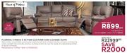 House Of Motani Florida 3 Piece 5 Action Leather Airs Lounge Suite