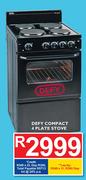 Defy Compact 4 Plate Stove