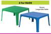 Sunny Large Kids Table-For 2