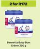Bennetts Baby Bum Creme-For 2 x 300g