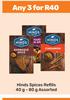 Hinds Spices Refills Assorted-For Any 3 x 40g/80g