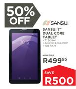 Sansui 7" Dual Core Tablet