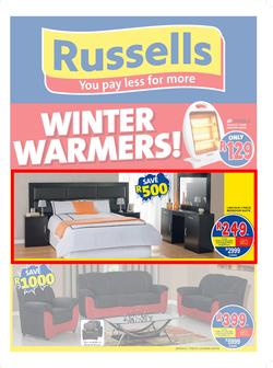 Russells : Winter Warmers (22 May - 17 June 2017), page 1