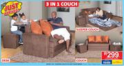 Swiss 3 In 1 Sleeper Couch Suit