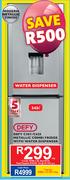 Defy C367/C425 345Ltr Metallic Finish Combi Fridge With Water Dispenser