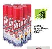 Mr Min Surface Cleaner (All Variants)-6 x 275ml