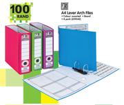 8-Pack A4 Lever Arch Files