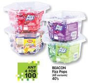 Beacon Fizz Pops (All Variants)-4 x 40's
