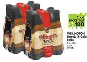 Wellington Brandy & Cola NRBs-2x6x275ml