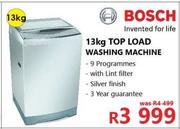 Bosch 13Kg Top Load Washing Machine