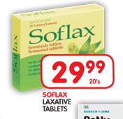 Soflax Laxative Tablets-20's