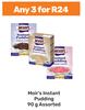 Moir's Instant Pudding Assorted-For Any 3 x 90g