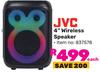 JVC 4" Wireless Speaker-Each