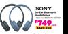 Sony On Ear Bluetooth Headphones-Each