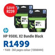 HP 950XL X2 Bundle Black