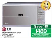 LG 44Ltr Silver Microwave Oven MS4440SR