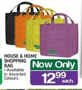 House & Home Shopping Bag-Each