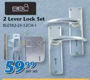 2 Lever Lock Set BLE582-24-52CH-1-Per Set