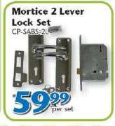 Mortice 2 Lever Lock Set-Per Set