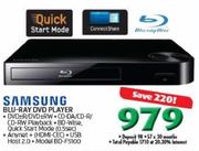 Samsung Blu-Ray DVD Player BD-F5100