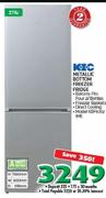 KIC 276Ltr Metallic Bottom Freezer/Fridge KBF630/1ME