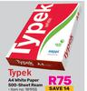 Typex A4 White Paper 500-Sheet Ream