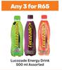 Lucozade Energy Drink Assorted-For Any 3 x 500ml