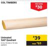 Col Timbers Untreated SAP Quadrant 60767