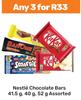 Nestle Chocolate Bars Assorted-For Any 3 x 41.5g, 40g, 52g