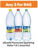 Aquelle Flavoured Sparkling Water Assorted-For Any 3 x 1.5L