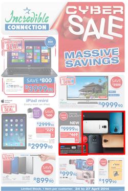 Incredible Connection: Cyber Sale (24 Apr - 27 Apr 2014), page 1