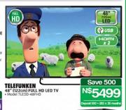 Telefunken 48" Full HD LED TV TLEDD-48FHD