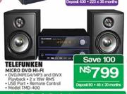 Telefunken Micro DVD Hi-Fi TMD-400